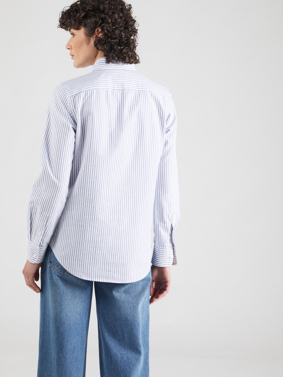 Блуза Polo Ralph Lauren, цвет Light blue/White — фото 4