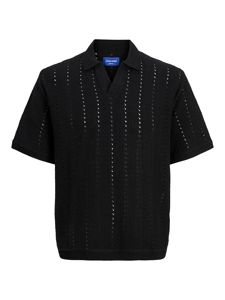 

Рубашка-поло JACK & JONES Junior, черный