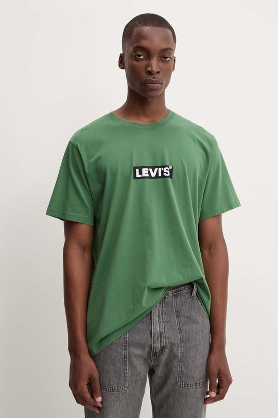 

Хлопковая футболка Levi's, зеленый