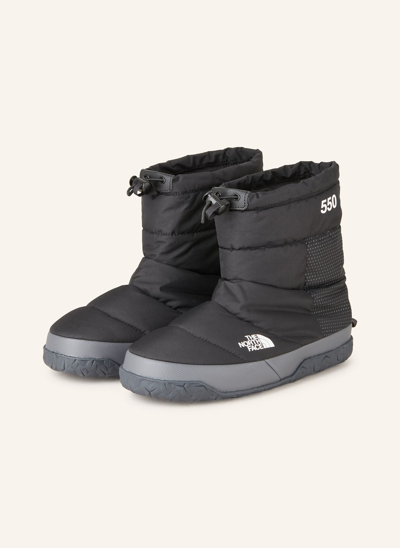 

Сапоги nuptse apres bootie The North Face, черный