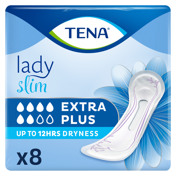 

Прокладки гигиенические, 8 шт./1 упаковка. Tena Lady Lady slim extra plus