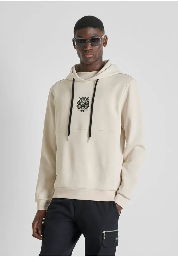 

Худи с принтом в виде переплетенных волокон Antony Morato, Beige