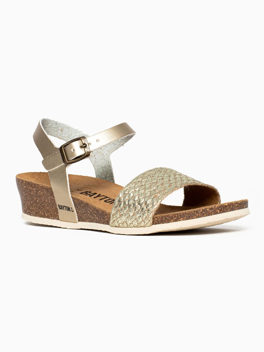 Босоножки на высоком каблуке Bayton Sandals LEGANES, золотой — фото 2