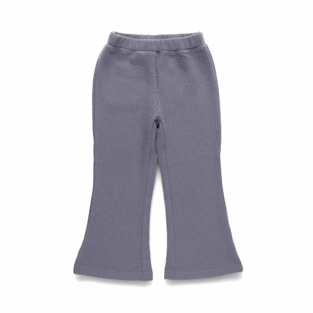 Трикотажные брюки-клеш в рубчик Branshes, purple