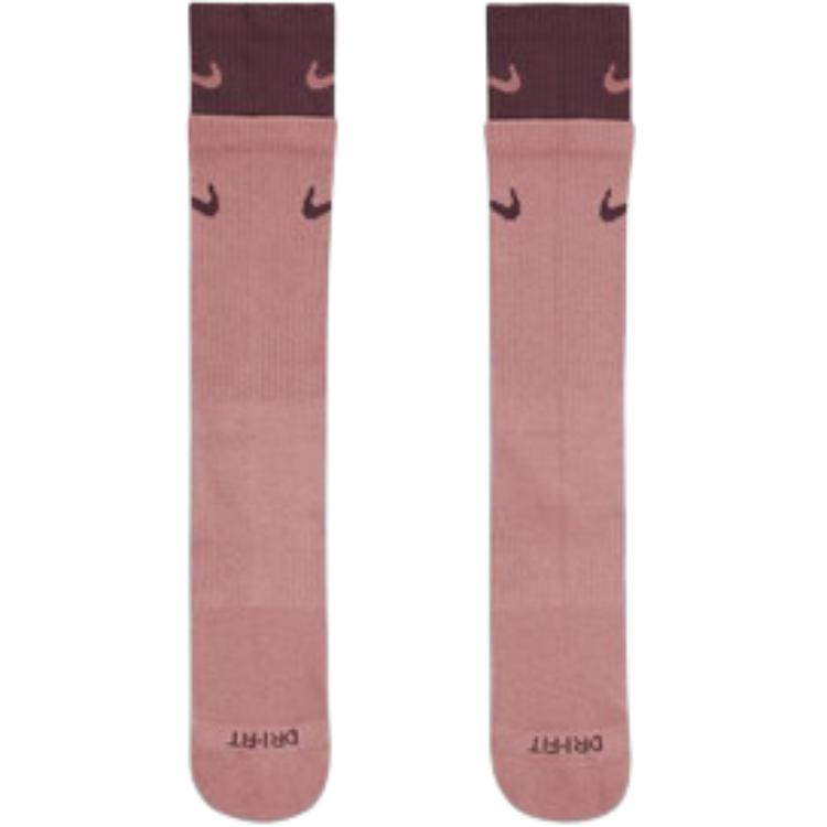 Nike Носки Crew Unisex 604 Stardust Red/Night Brown Red — фото 4