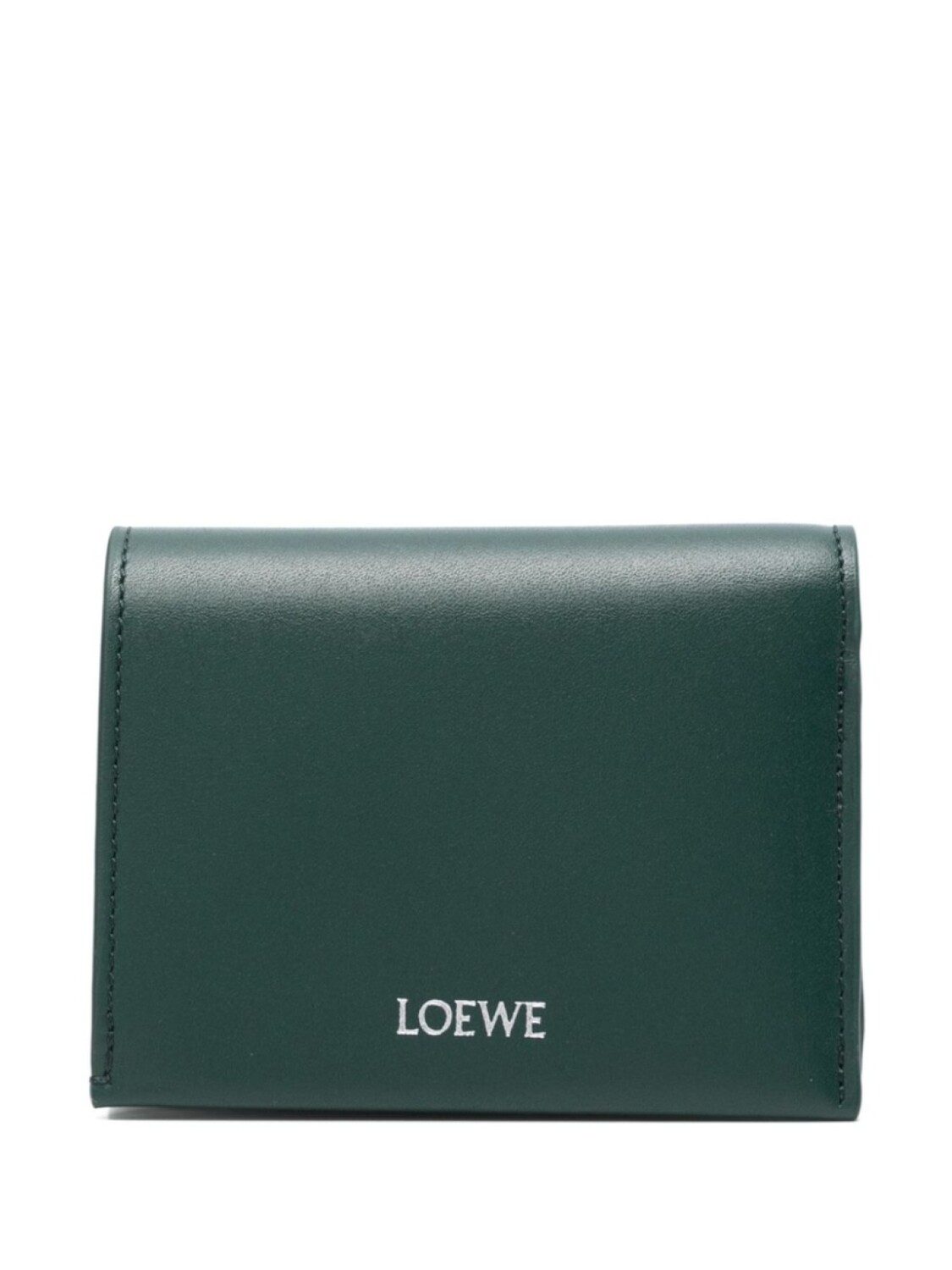 

Кошелек с застежкой-молнией в три раза LOEWE, зеленый