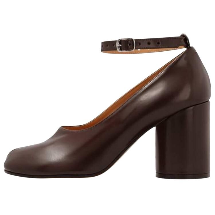 Туфли Tabi High Heels женские коричневые Maison Margiela
