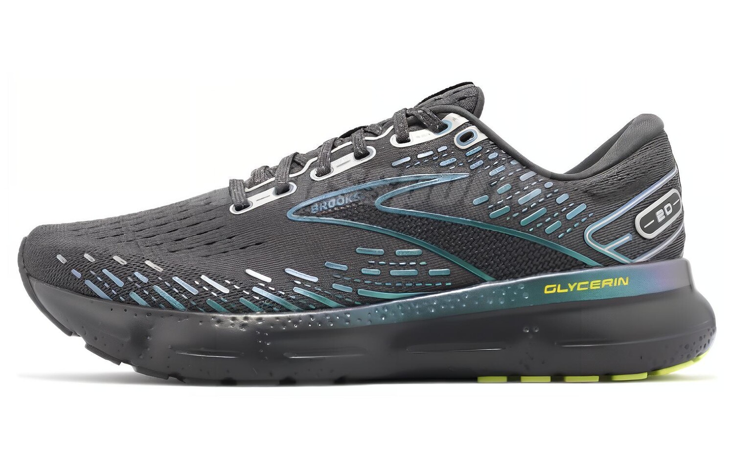 

Кроссовки Brooks Glycerin 20 'Nine Iron Lime', черный