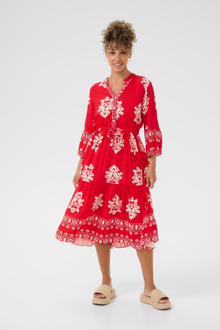 

Миди платье Cream Koren, Red