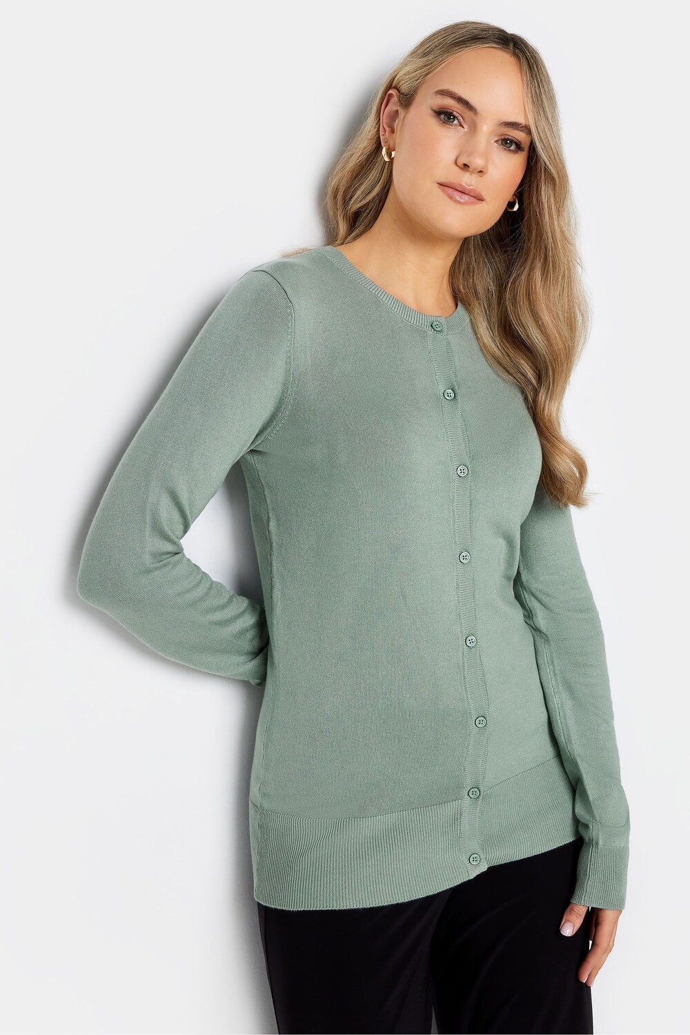 

Кардиган с круглым вырезом Long Tall Sally, зеленый