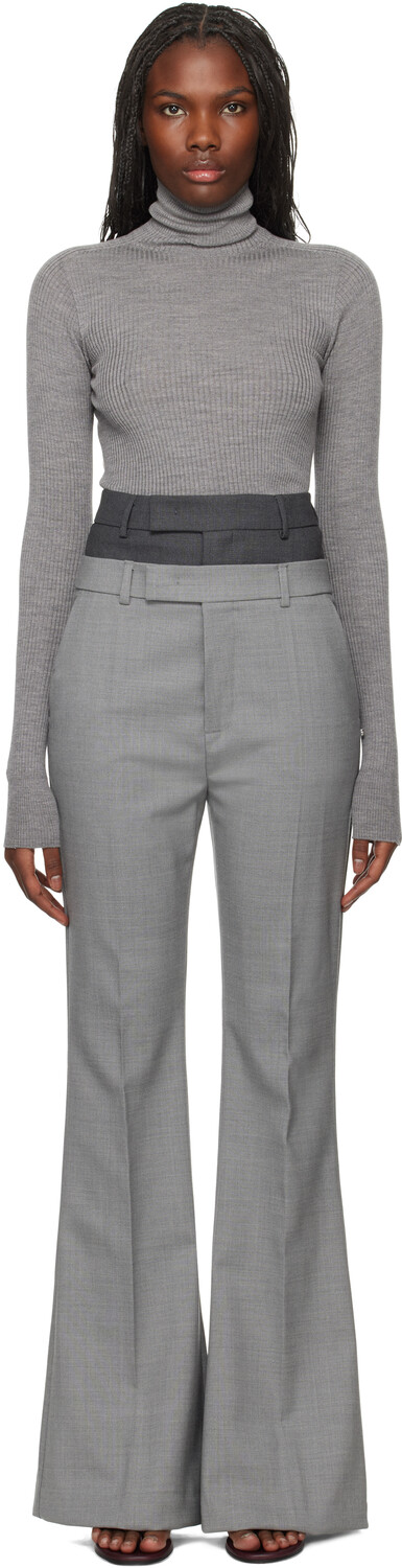 

Серые расклешенные брюки Sportmax