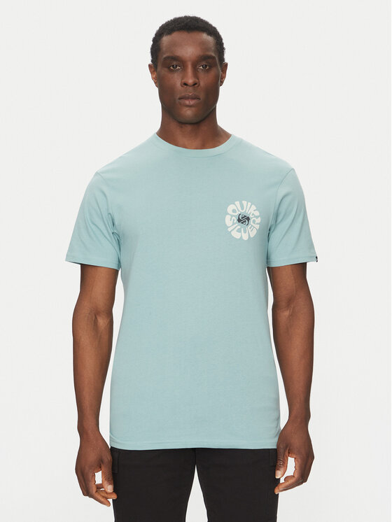 

Футболка обычного кроя EQYZT08036 Quiksilver, бирюзовый
