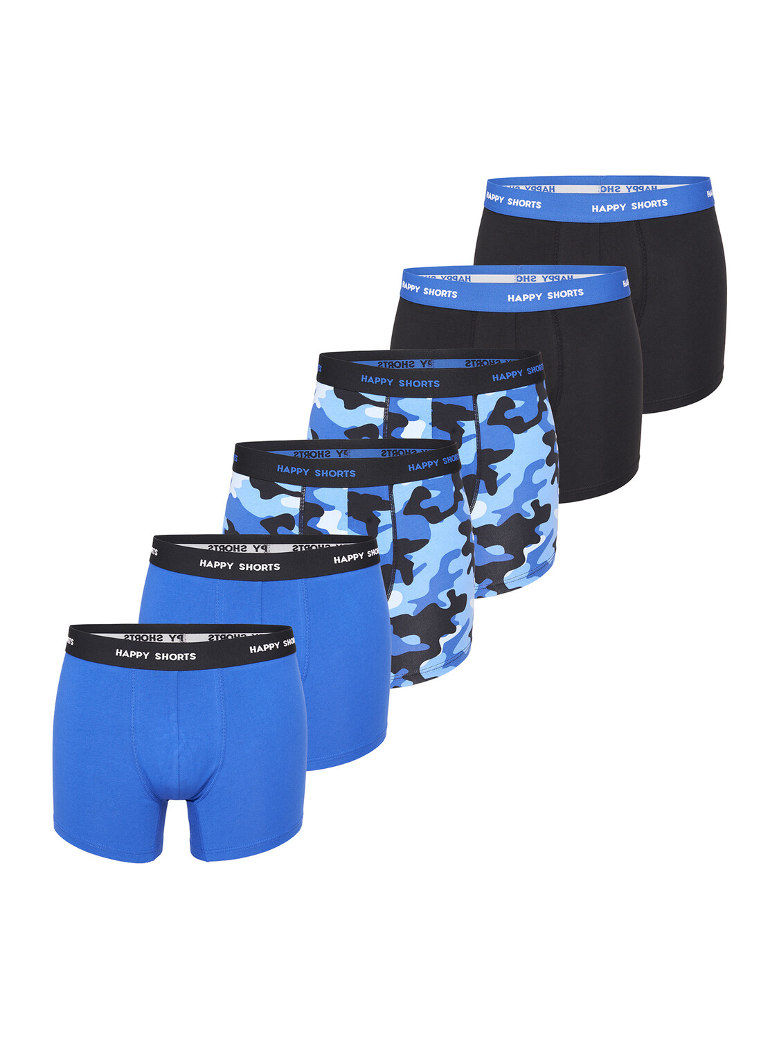 

Боксеры Happy Shorts Retro Pants Jersey, цвет Blue Camouflage