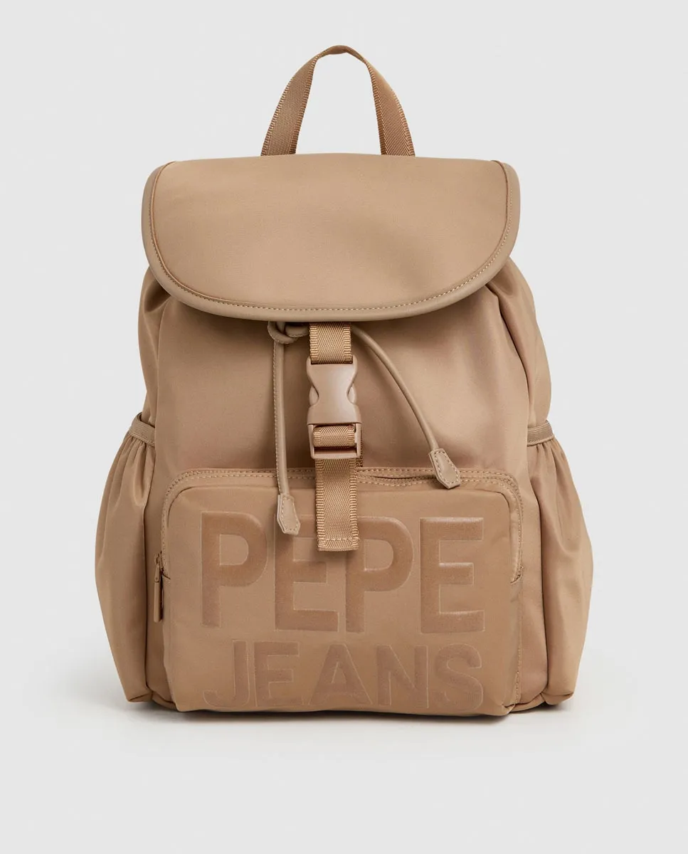 

Женский рюкзак Gaetana с передними карманами Pepe Jeans, бежевый