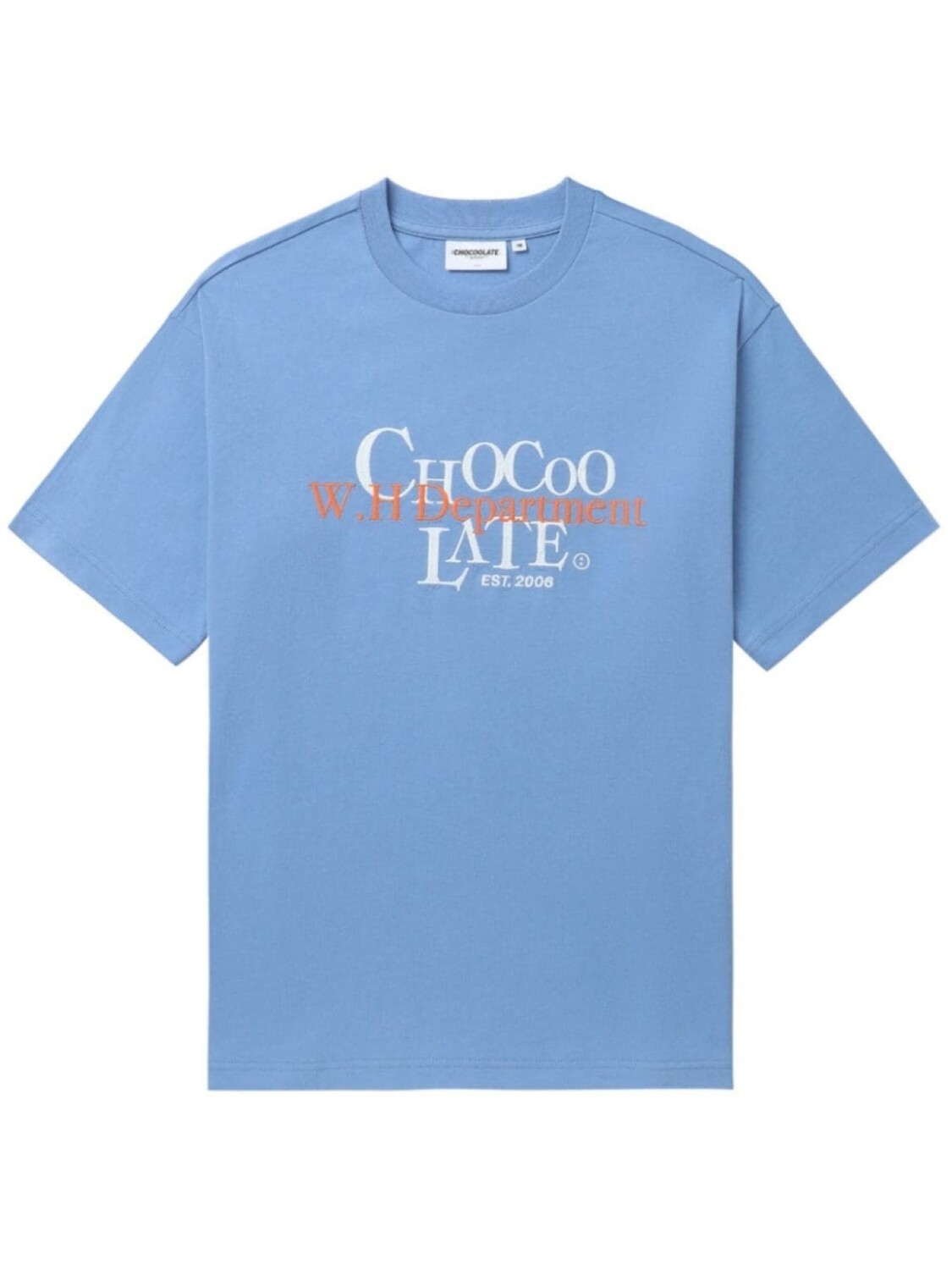 

Chocoolate футболка с вышитым логотипом, синий