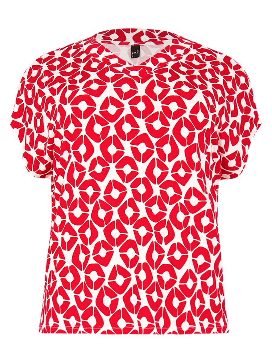 

Футболка Yoek, цвет Red/White