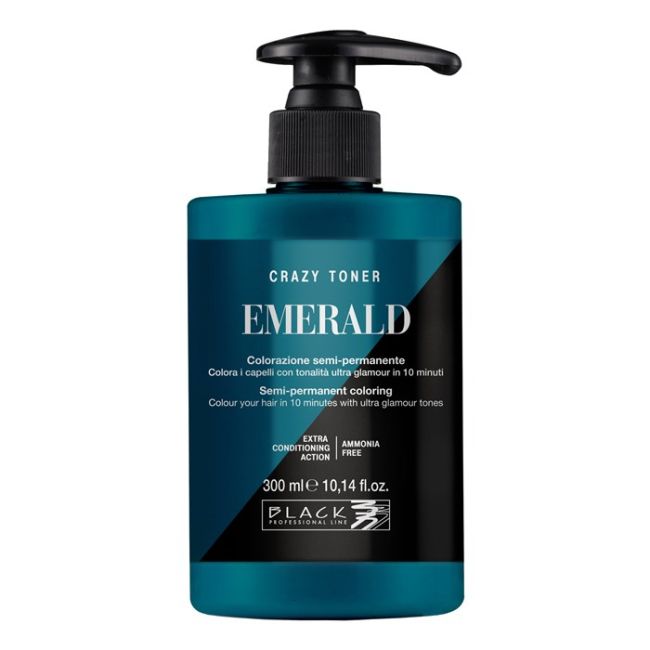 

Черный тонирующий крем для волос Black Professional, цвет esmerald, 300 мл