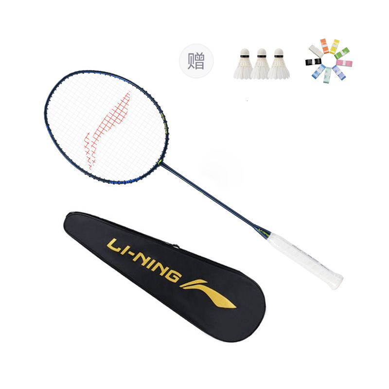 

LINING Thunder 10 Full Carbon бадминтонная ракетка для атаки с жесткой головкой начального уровня 675 мм unisex темно-фиолетовый синий