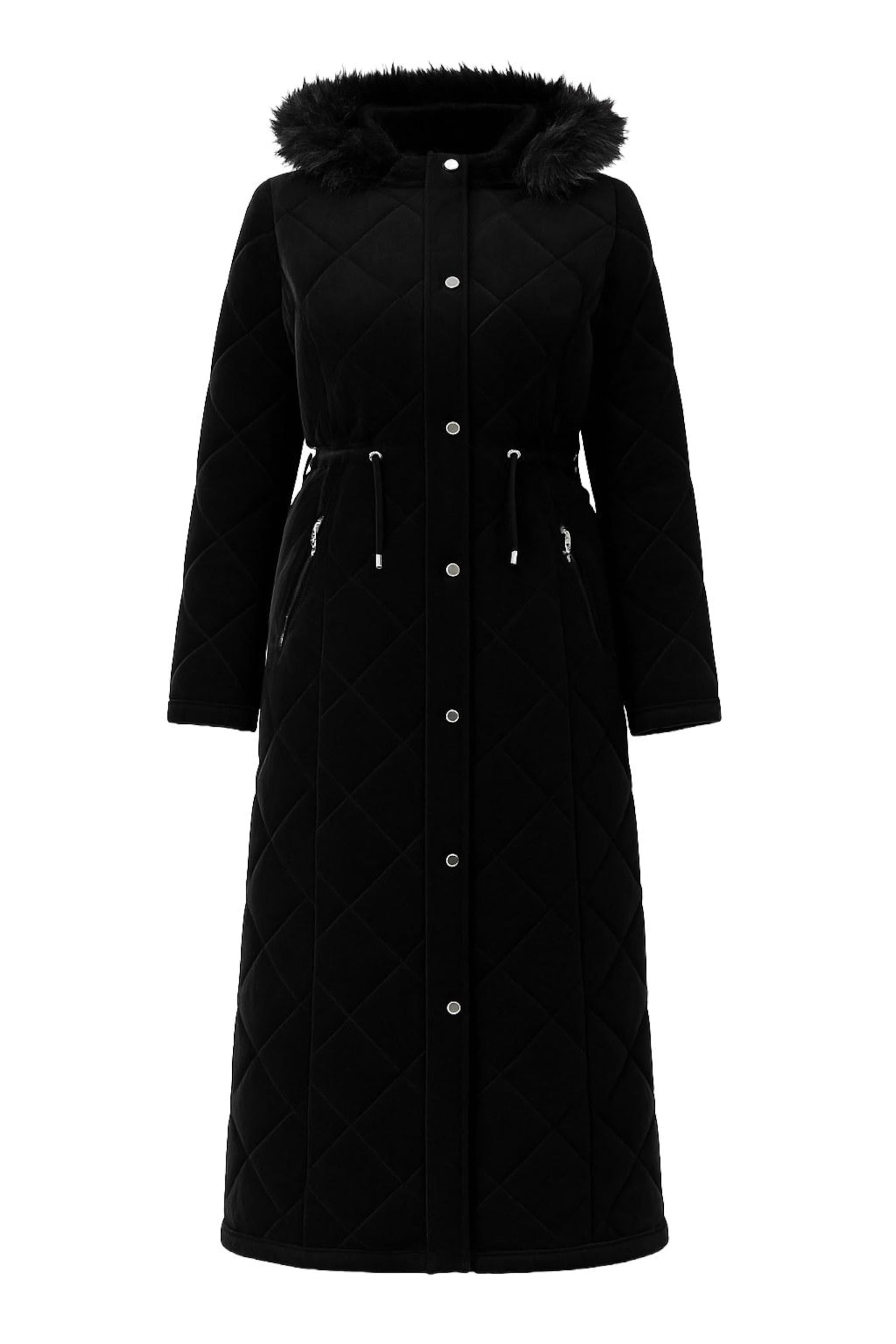 

MODAMIHRAM Зимнее пальто в черном цвете