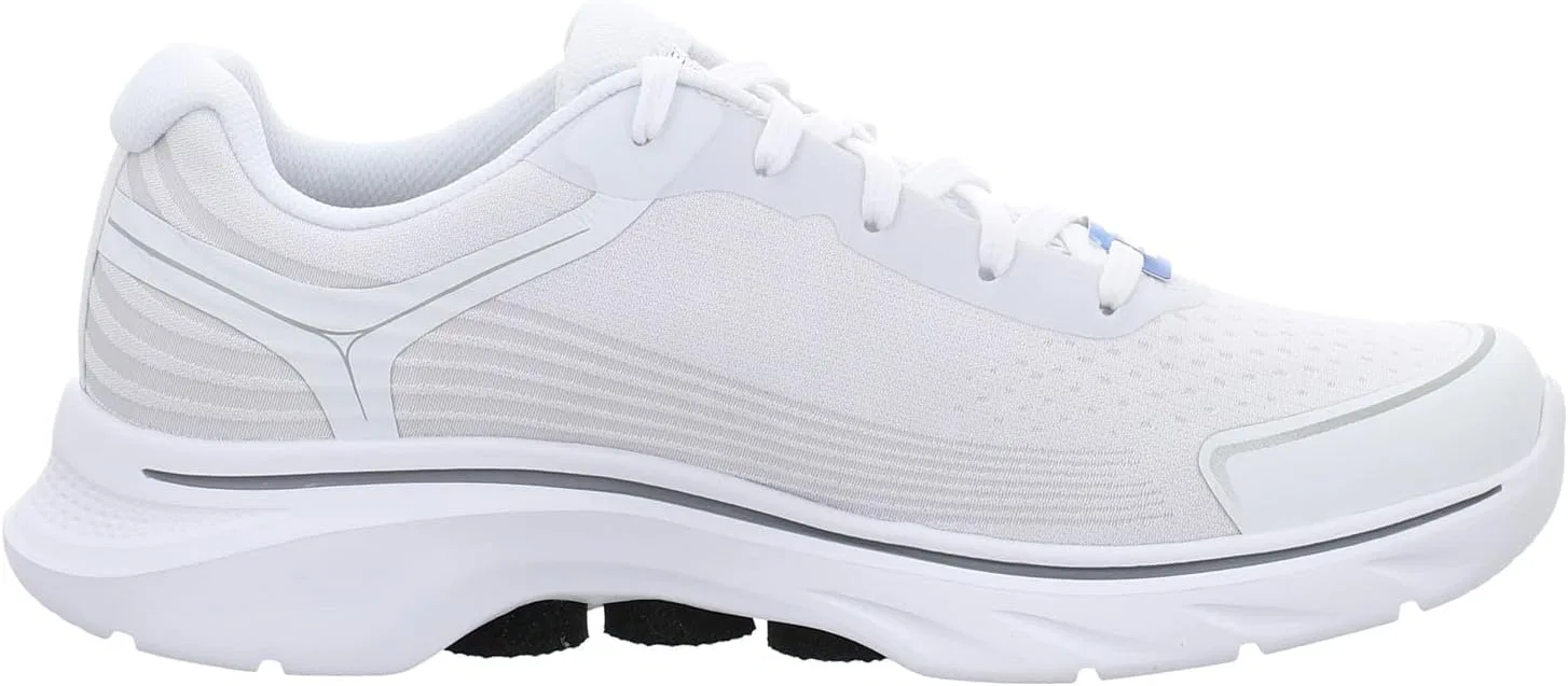 Мужские кроссовки Skechers Go Walk 7 Alen, White And Gray Textile Synthetic — фото 3