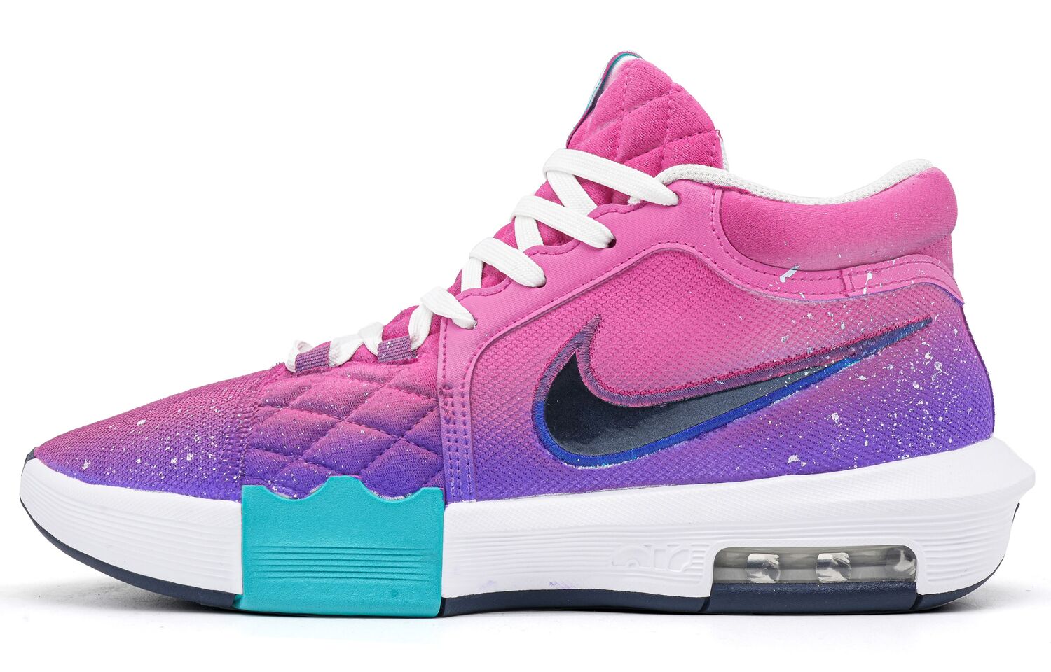 

Мужские баскетбольные кроссовки Witness 8 Paris Night Sky низкие, амортизирующие, износостойкие, легкие, черные с фиолетовым Nike, черный фиолетовый