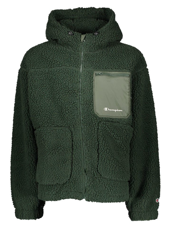 

Champion Флисовая куртка темно-зеленого цвета