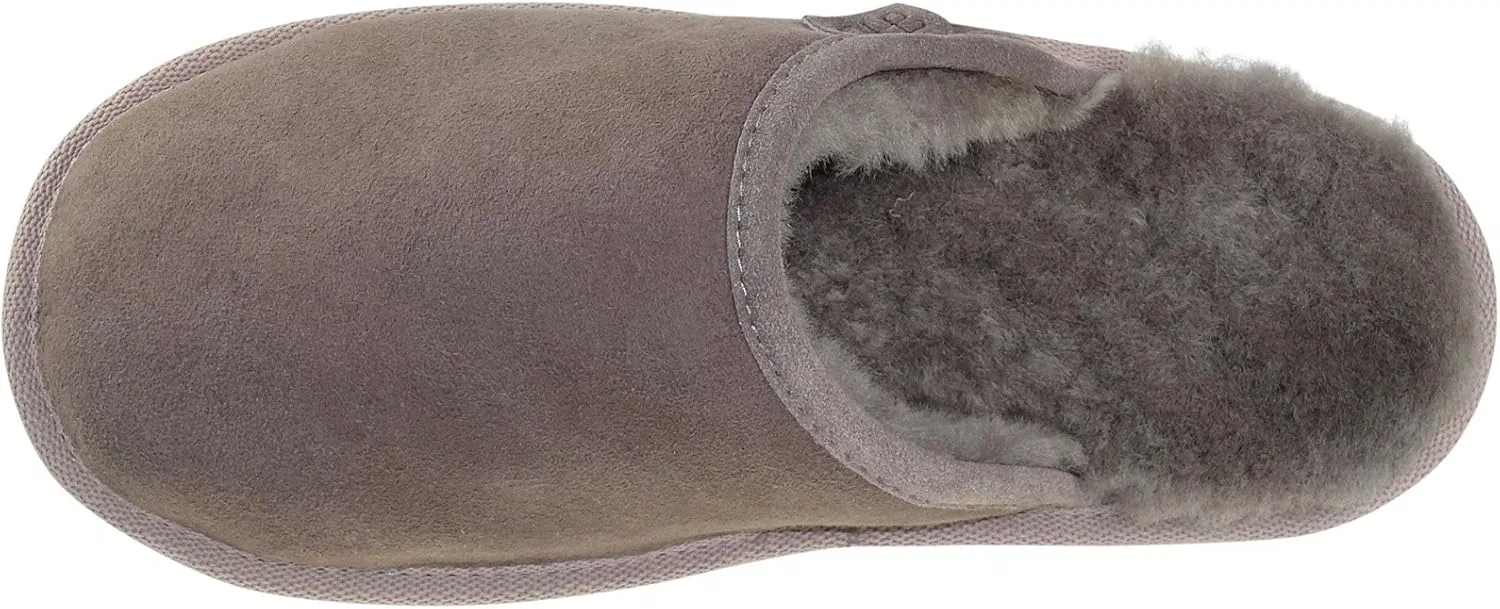 Мужские тапочки Harrys-Collection из очень толстой овечьей кожи, плоская форма, Sand — фото 2