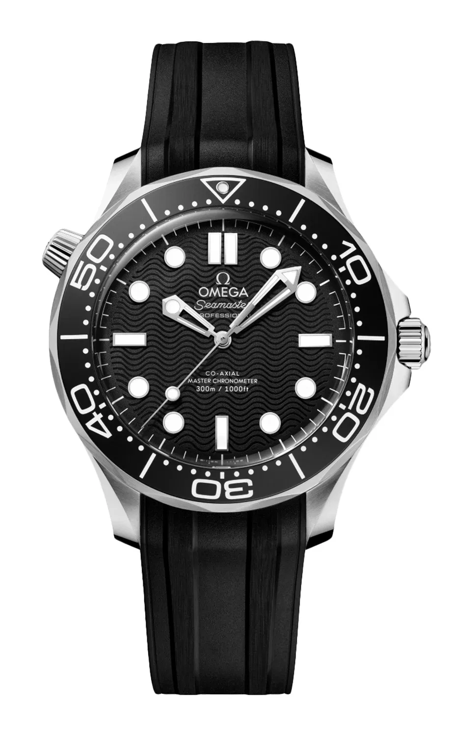 SEAMASTER DIVER 300M 42 ММ, СТАЛЬ НА РЕЗИНОВОМ РЕМЕШКЕ - 210.32.42.20.01.003 OMEGA, золотой