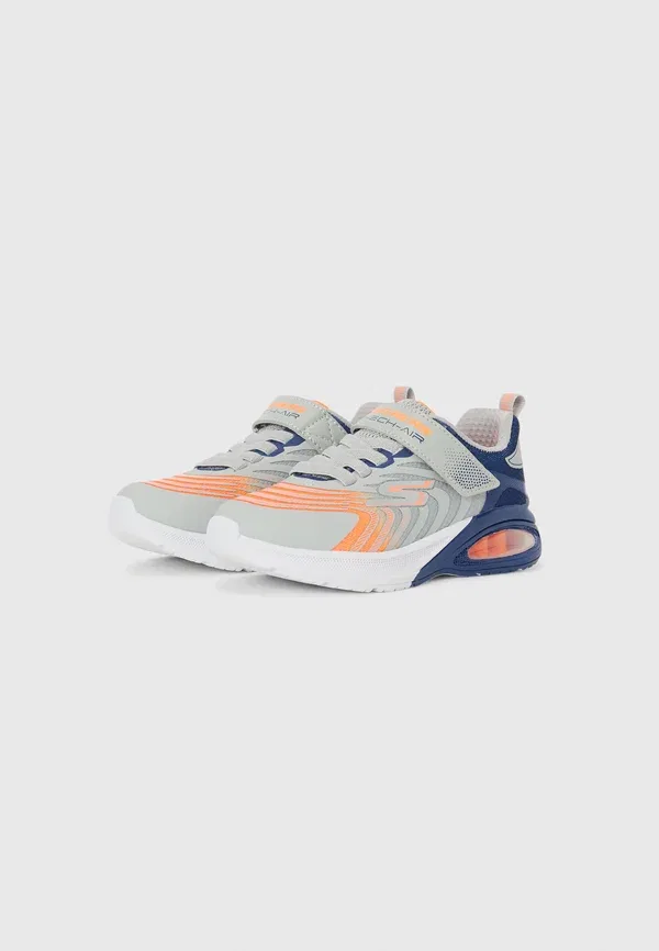 Кроссовки Microspec max advance trainers Skechers, серый/оранжевый — фото 2