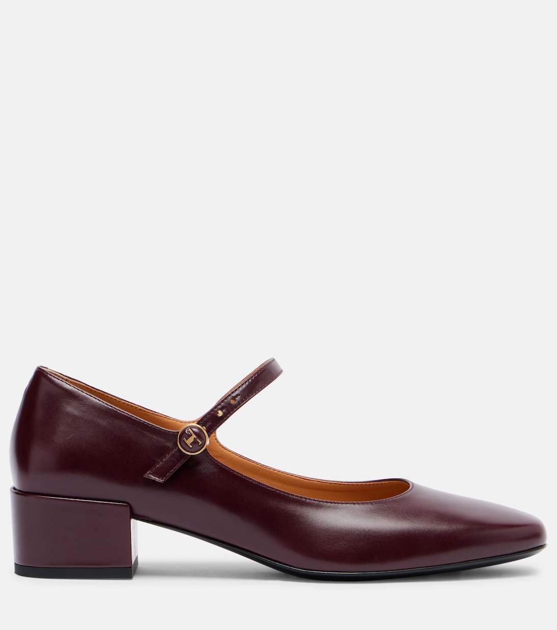 Кожаные туфли Мэри Джейн Tod's, Kraft Chiaro — фото 4