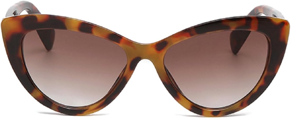 

Модные сексуальные солнцезащитные очки в стиле панк «кошачий глаз» для женщин, роскошные ретро-очки для женщин, винтажные солнцезащитные очки UV400 8967 Melrose, Leopard