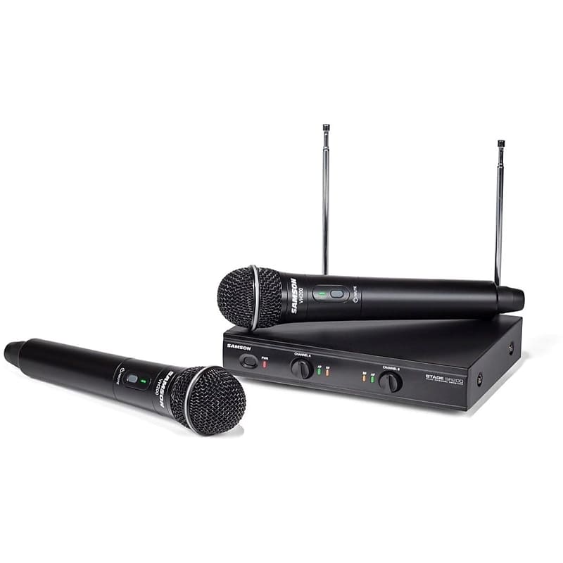 

Беспроводная микрофонная система Samson Stage 200 Dual Channel Wireless Handheld Mic System - C Band