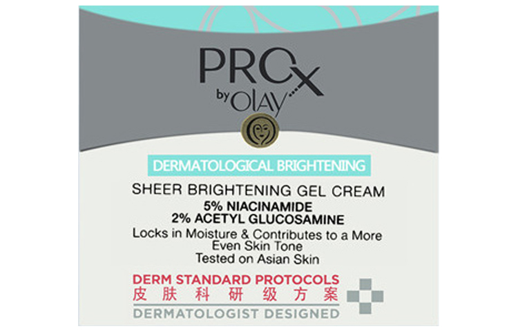 Водный гель-крем для лица bright and clear radiance осветляющий, увлажняющий и питающий 48g Olay — фото 3