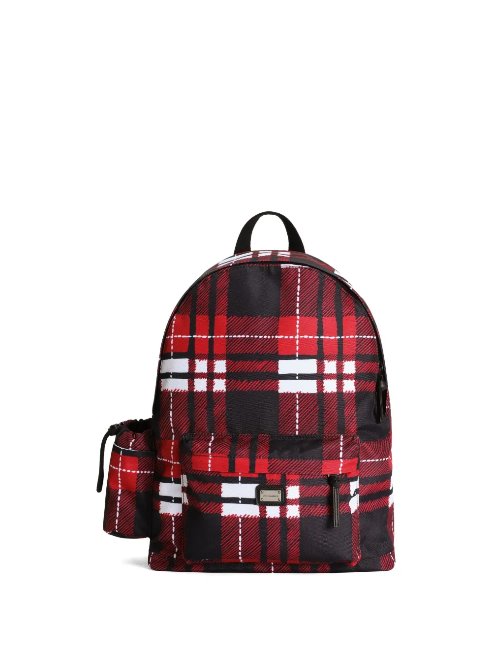 

Рюкзак в клетку тарта Dolce & Gabbana Kids, красный