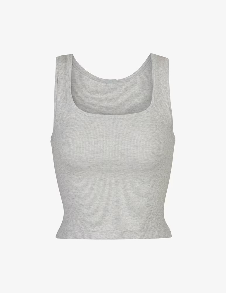 

Майка SKIMS, цвет Light Heather Grey