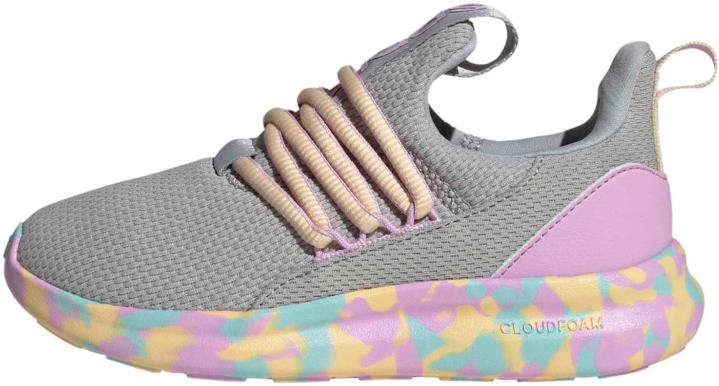

Беговые кроссовки adidas Kids Lite Racer Adapt 7.0, оранжевый/серый/сиреневый