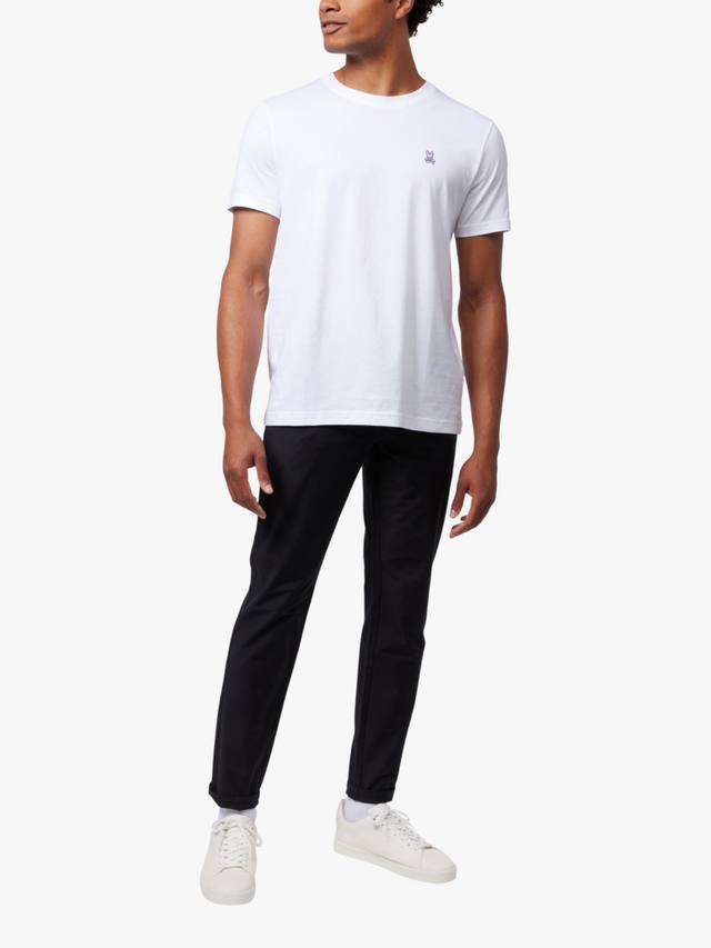 

Футболка с коротким рукавом Regular Fit из пима-хлопка Psycho Bunny, White