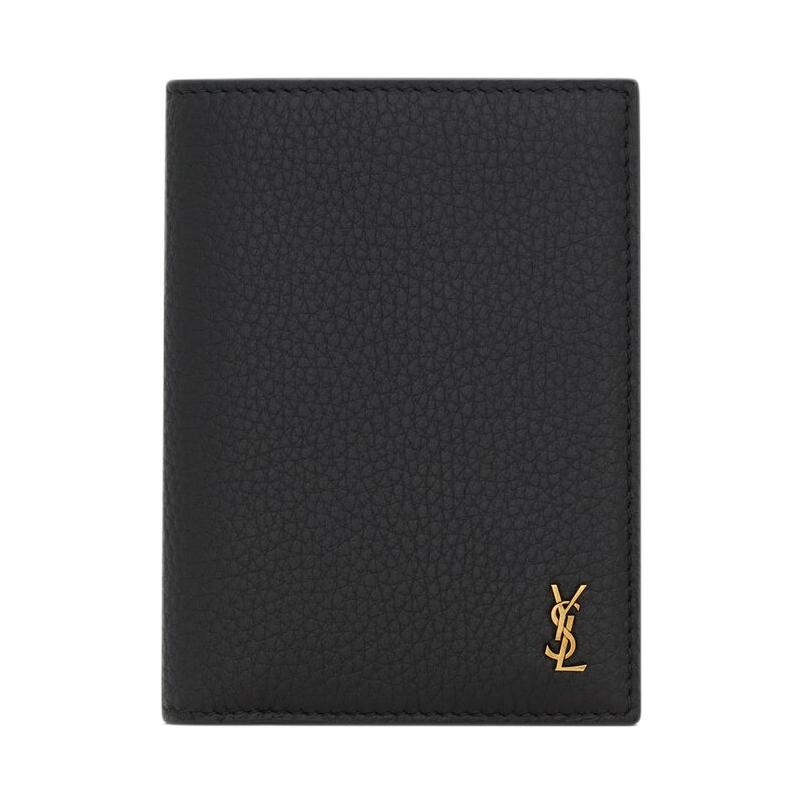 

SAINT LAURENT Кожаный кошелек мужской черный