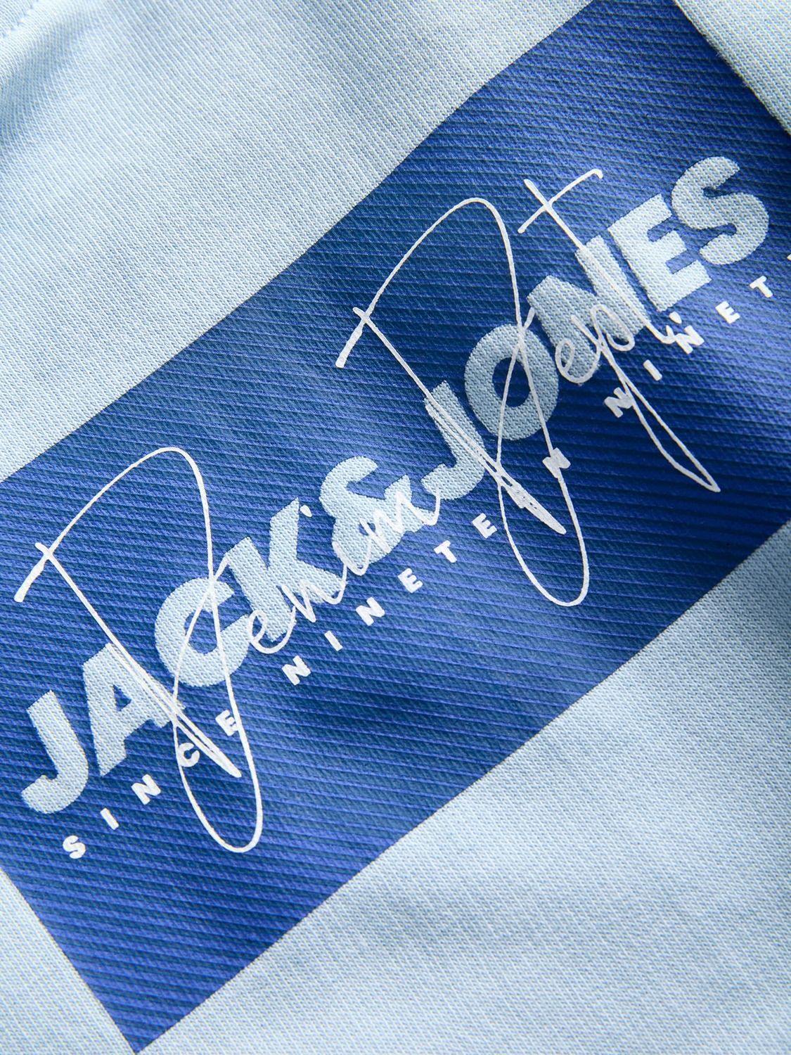 Jack & Jones Junior Толстовка 'JJCOLE' в цвете Navy, Pastel Blue — фото 4