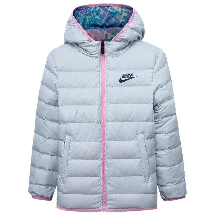 

Детские пуховики/жилеты Nike, белый