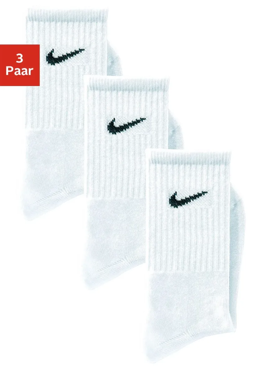 

Спортивные носки Nike (3 пары), махровые, белый