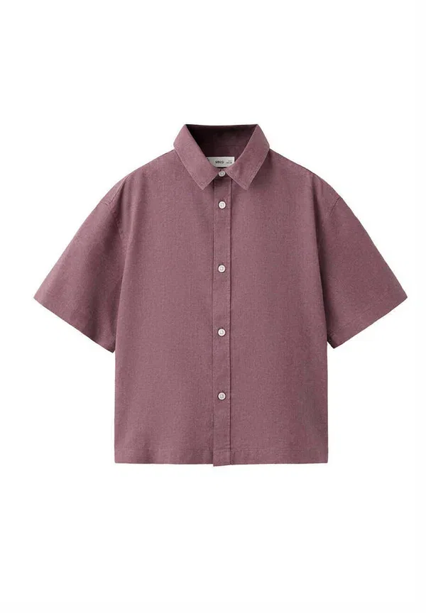 Детская футболка Mango Kids, фиолетовый