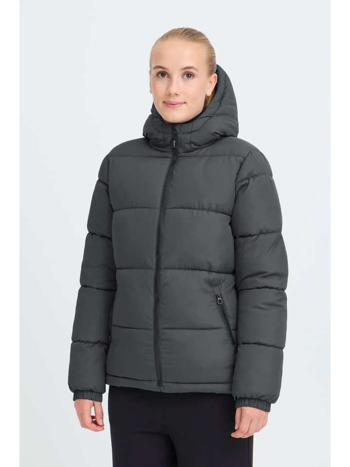 

Стеганая куртка OXMINNA JACKET HOOD в каменном цвете Oxmo