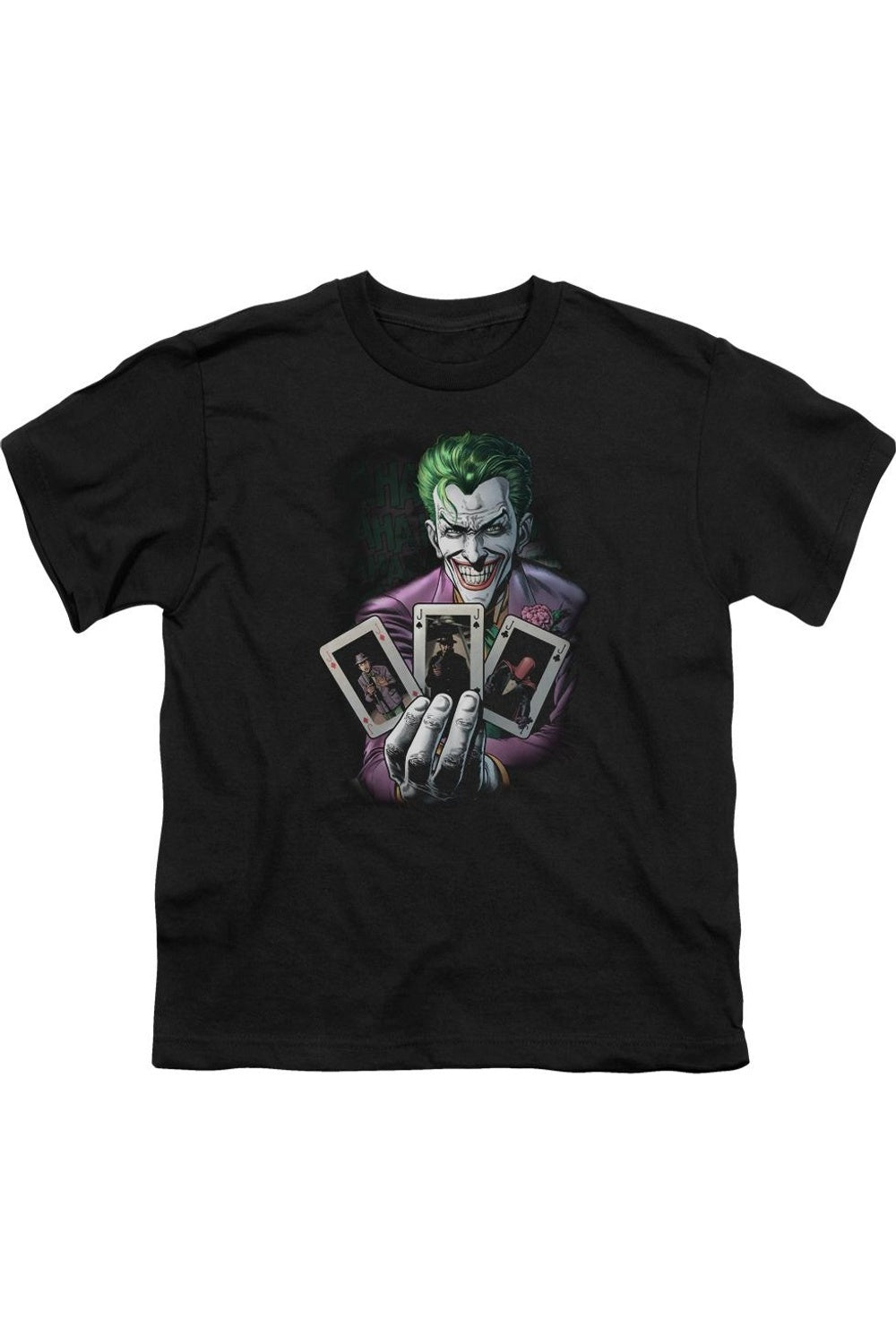 

Футболка с коротким рукавом для детей Batman 3 Of A Kind Gildan, черный