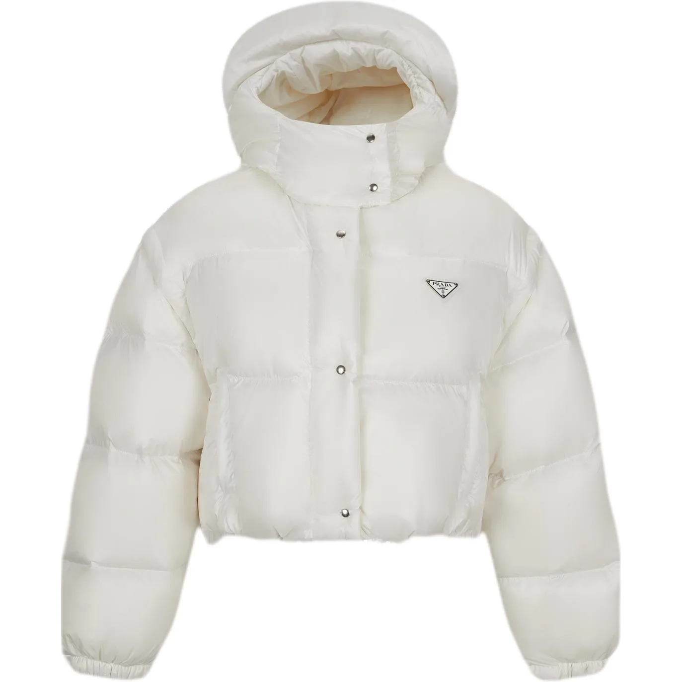 PRADA Re Nylon Down Jacket Women's White — фото 3