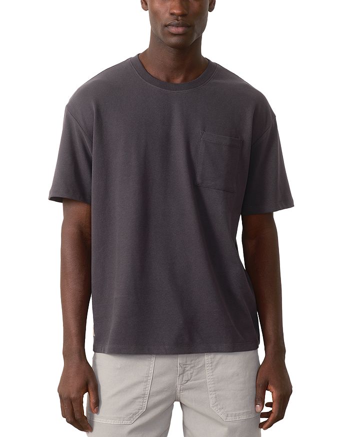 

Свободная футболка Boxy Tee Marine Layer, серый