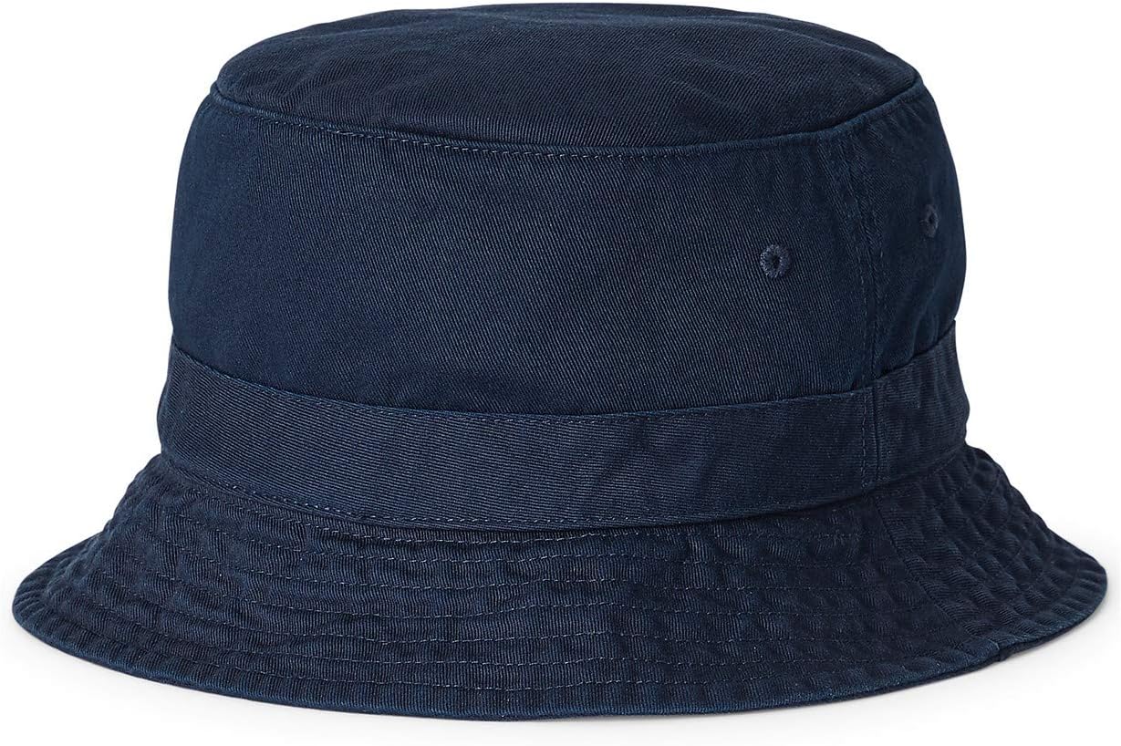 Polo Ralph Lauren мужская вельветовая шляпа-ведро с медвежонком Polo, Aviator Navy(9002) — фото 2