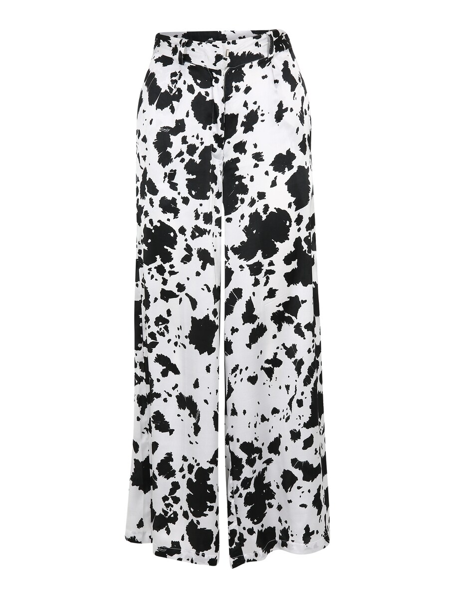 

Широкие брюки Nasty Gal Petite, черный/белый