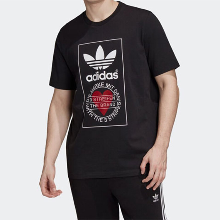 Футболка серии «День святого Валентина» для мужчин Adidas Originals — фото 3