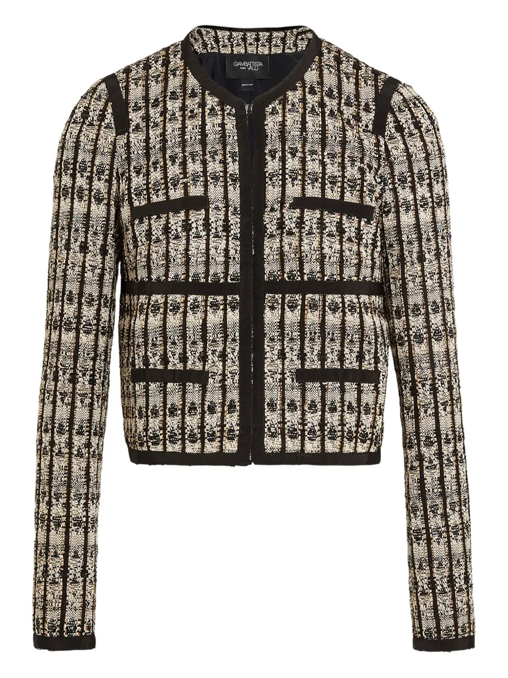 

Твидовый жакет Giambattista Valli, черный